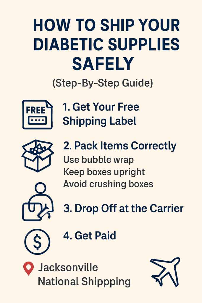 how to ship your diabetic supplies safely